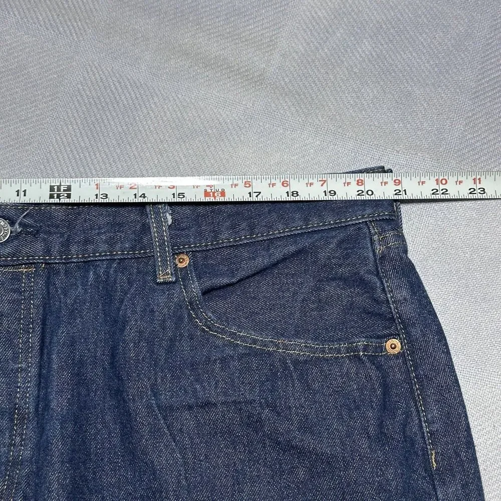 NEW Levi's 501‎ Straight Leg Button Fly Dark Wash Denim Jeans Men's 41x34** NWT